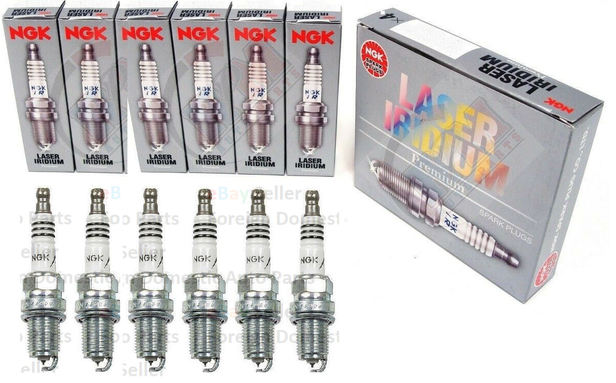 Set of 6  Honda Acura NGK 3657 Laser Iridium Spark Plugs IZFR5K11