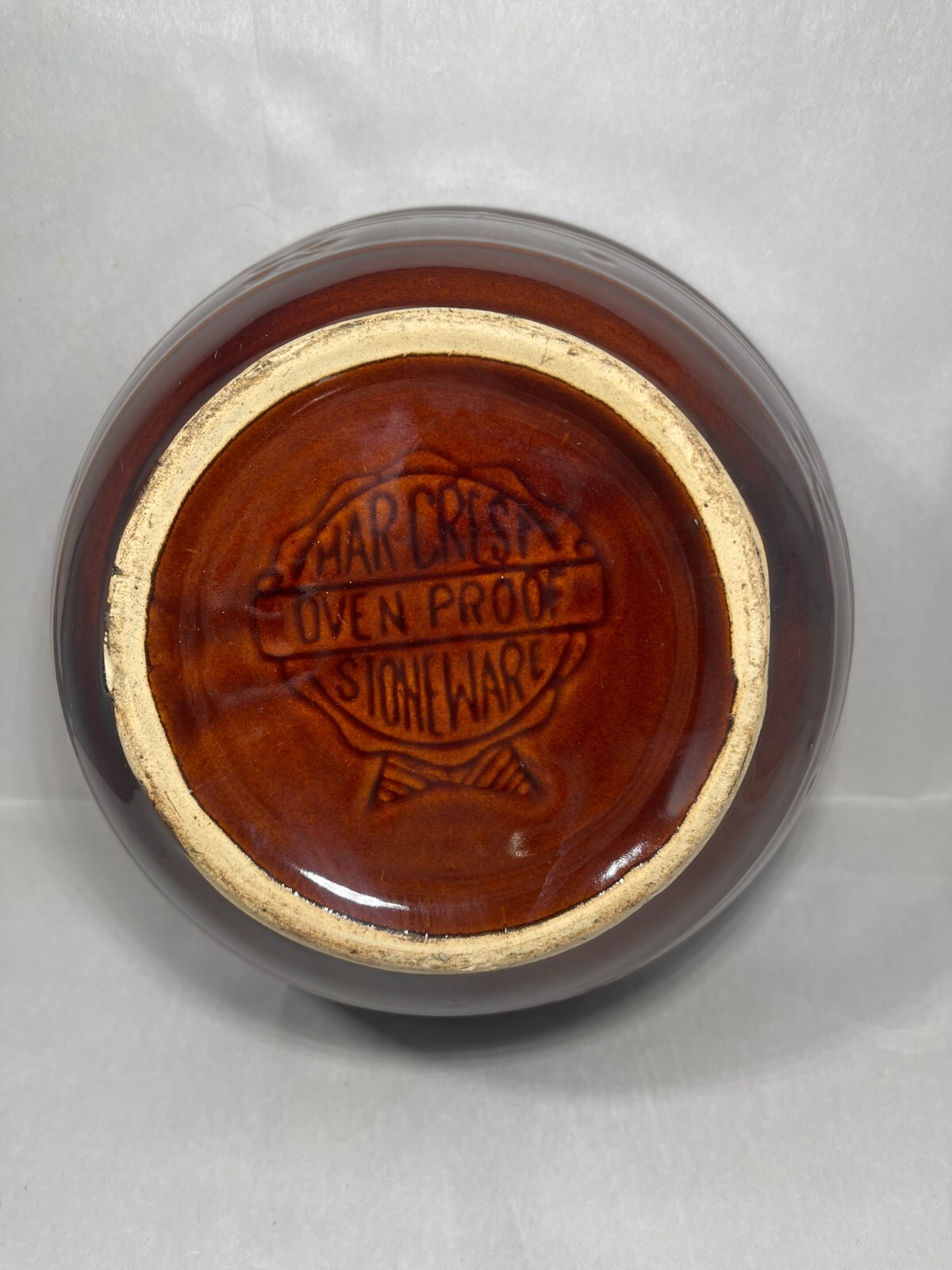 Mar Crest Daisy Dot 1950s Oven Proof Stoneware Bowls Retro Kitchenware Vintage