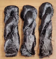  3 Thread Yarn Lace Skeins Knitting Work Reel Silk Fabric 345g Woven Sari