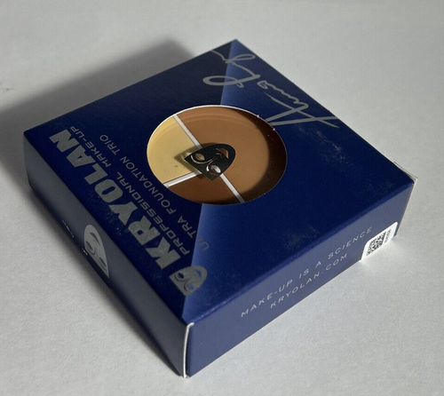 Kryolan Concealer Circle Ultra Foundation TRIO - A, New in Box, FAST Shipping - Picture 4 of 5