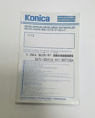 Genuine New In The Box Konica Developer 1112 *01/947106* 0.35Kg