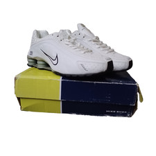 Vintage Nike Shox R4 Mens 10 White Gray 104265-010 New With Box