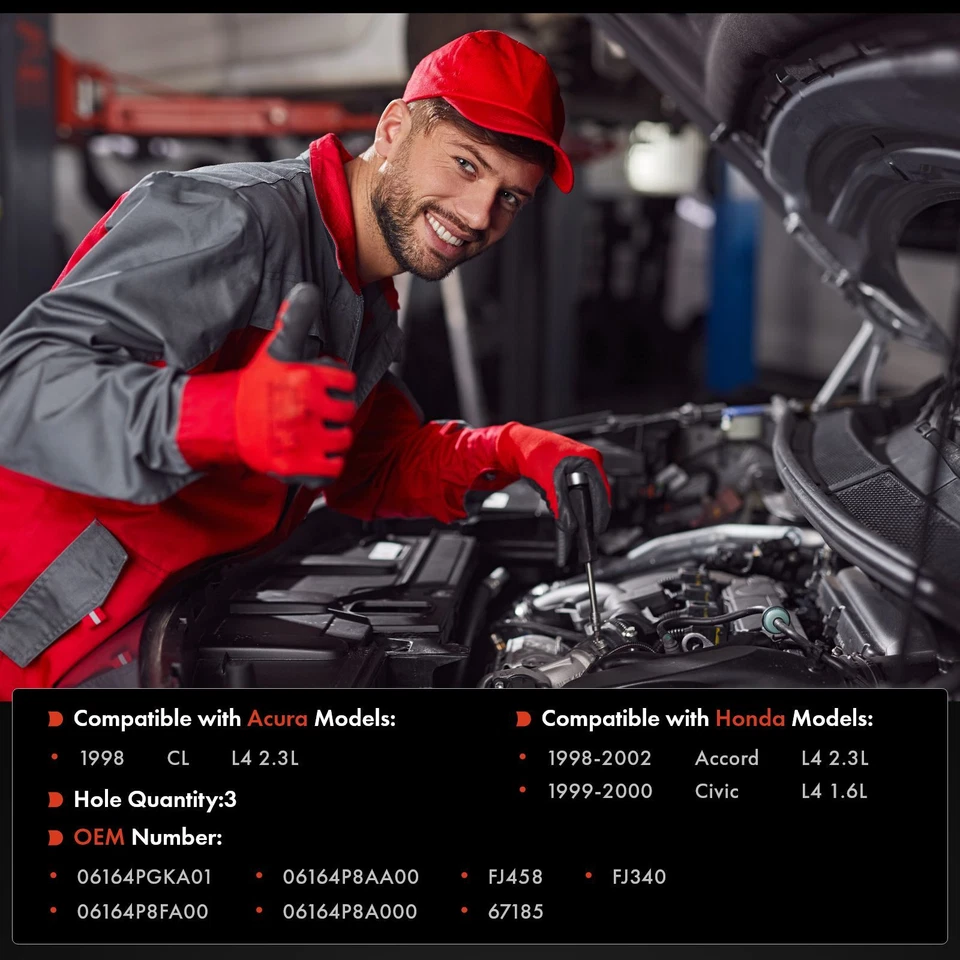 4x Inyectores de combustible para Honda Accord 1998-2002 Civic 1999-2000 Acura CL 1998 2,3 L Foto 2 de 4