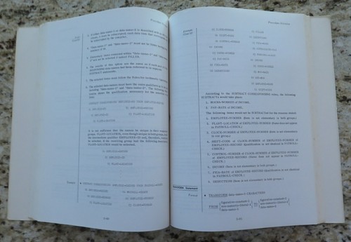 Vintage SPECTRA 70 RCA All Systems COBOL Reference Manual Dated 1969 - Picture 11 of 16