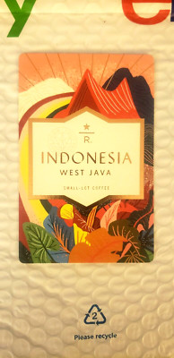 2018 Starbucks Reserve - Indonesia West Java Coffee Nice Taster Card NRMNT/MINT
