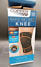 Copper Fit Rapid Relief Knee Hot Cold Therapy Adjustable Wrap One Size Fits Most