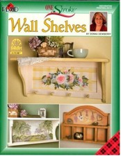 Donna Dewberry ONE STROKE Book-WALL SHELVES  BONUS BOOK GARDEN ANIMALS