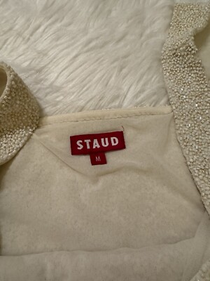 Staud New Le Sable Ivory Cream Mini Dress Medium | eBay Staud New Le Sable Ivory Cream Mini Dress Medium | eBay