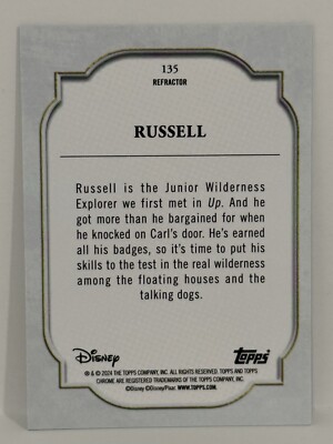 2024 Topps Chrome Disney UP #135 Russell Refractor | eBay