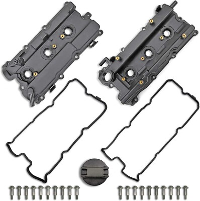 2PCS Valve Covers Set for 09-20 Nissan Altima Maxima Murano Infiniti QX60 3.5L