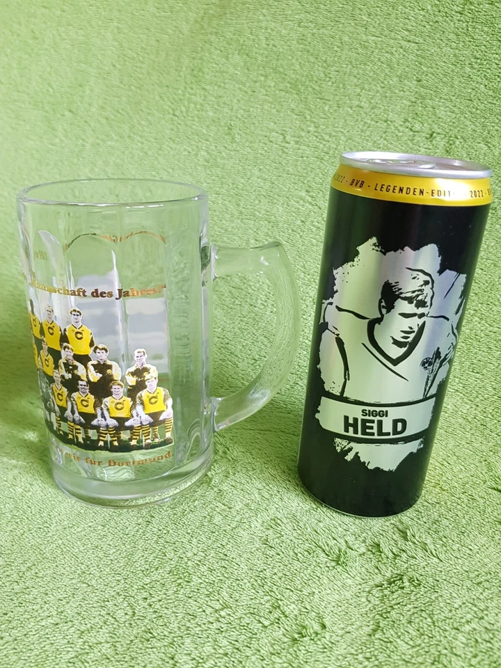 Brinkhoffs Bierglas BVB 09 Legenden Edition Dose Siggi Held Borussia Dortmund - Bild 2 von 4