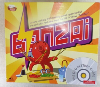 BANZAI The DVD Betting Game! NEW OPEN BOX Hit TV Show! (Screenlife 2006)
