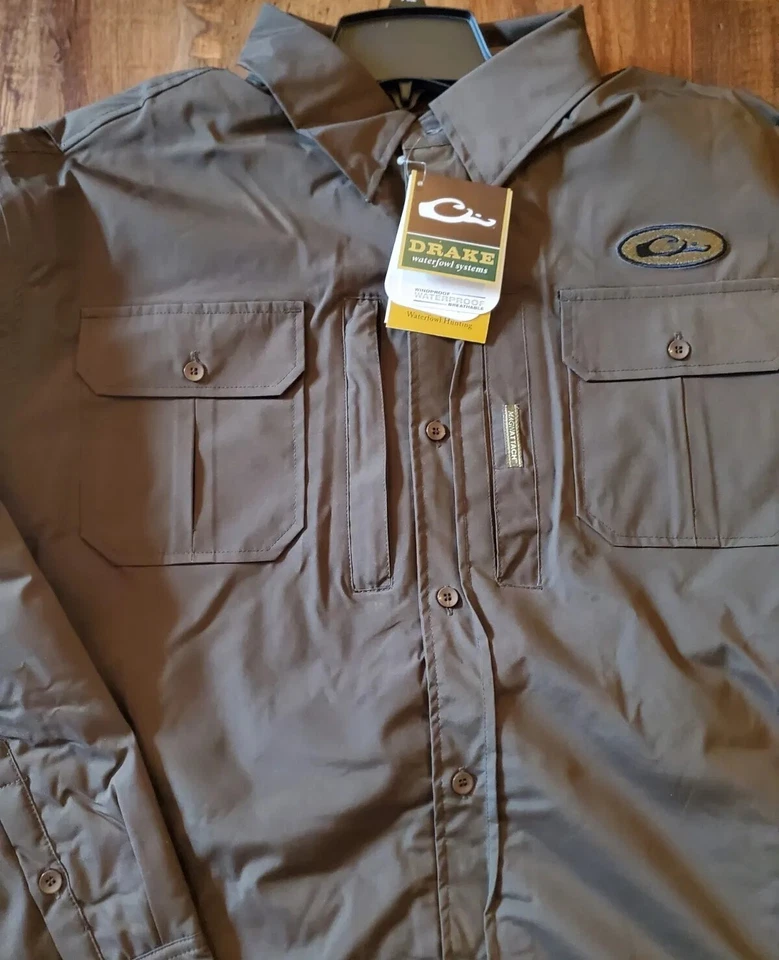 Drake Waterfowl Guardian Flex Shirket Green Timber  L - Image 2 of 4