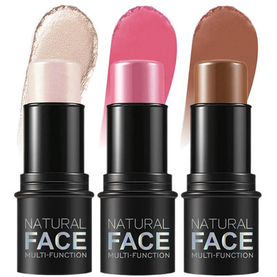 3 Stück Contour Stick, Highlighter Stick Wasserdichte Langlebige Highlighter Mak