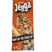 Classic Jenga Game Hasbro NEW in Box