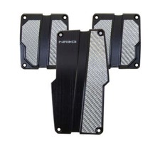 Nrg Brushed Aluminum Sport Pedal Mt - Black Wsilver Carbon Nrg Brushed Aluminum Sport Pedal Mt - Black Wsilver Carbon