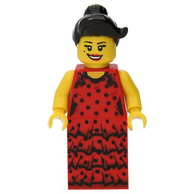 LEGO Flamenco Tänzerin  LEGO Minifigur   LEGO Sammelfigur