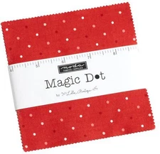 Magic Dot Moda Charm Pack 42 100% Cotton 5" Precut Fabric Squares
