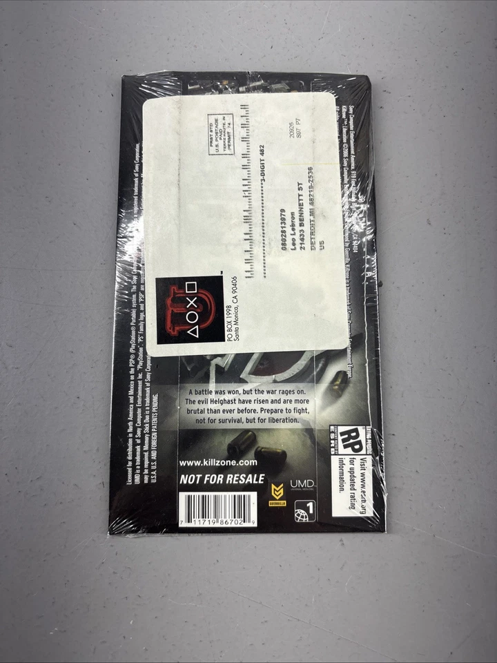 Killzone Liberation PSP Demo Disc SEALED RARE Sony PlayStation Portable PROMO - Image 2 of 3
