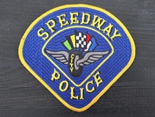 US Police Patch SPEEDWAY CITY POLICE Indiana Polizei Abzeichen USA Badge