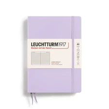 Leuchtturm 1917 A5 Lilac Blank Notebook 251 Pages Hardcover Office Supplies