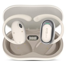 AI Language Translator Earbuds, 144 Languages, 5 Modes, Bluetooth 5.4, White