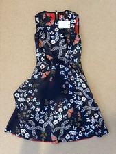 Ted Baker Kyoto Gardens Fold Dress Size 2 UK10