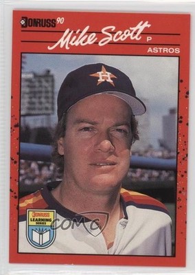 1990 Donruss Learning Series Mike Scott #50 0b5