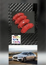 4pcs Custom Made Aluminium Brake Caliper Covers for Jaguar XF Red Blue Green