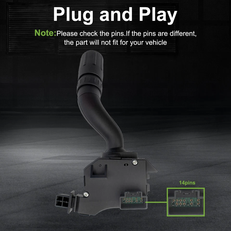 For 2008 Ford Escape W/ Wiper and Washer Controls Turn Signal Switch - Изображение 2 из 4