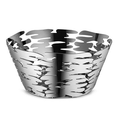 Barket Round Fruit or Bread Basket, Large, 8.25'' by Alessi
