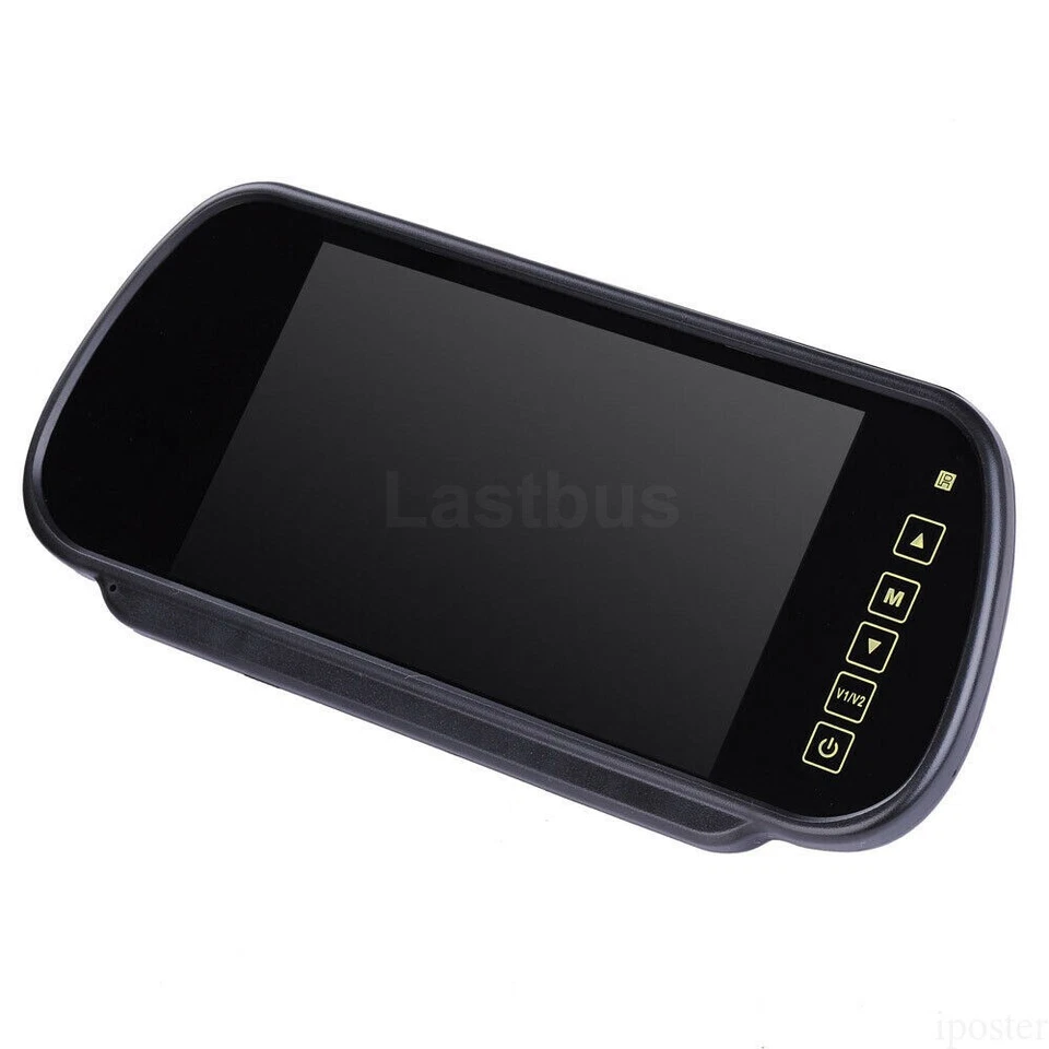 Touchscreen 7" Car Rear View Mirror Monitor+Reverse Rear View Backup Camera KIT - Image 4 of 4