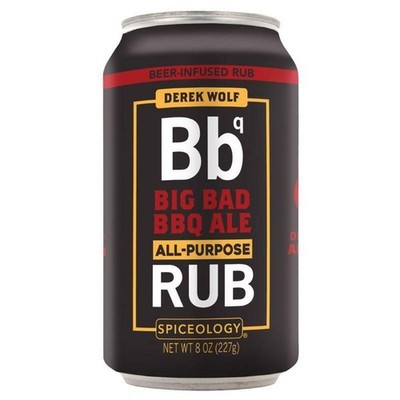 Spiceology Derek Wolf Big Bad BBQ Ale BBQ Rub 8 oz 11652