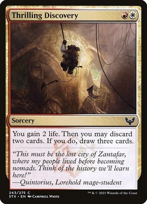 [MTG] Thrilling Discovery (243) (STX) LP-HP