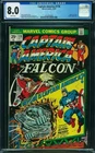 CAPTAIN AMERICA  #178  High Grade WHITE PAGES!   VF8.0 CGC    4252000009