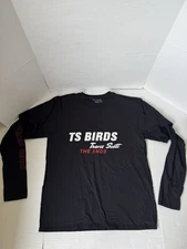 Travis Scott 2016 TS Birds Archive Tour Long Sleeve Shirt Sz-L Men's Black