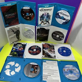 Nintendo Gamecube Wii & Wii U Game Lot Mega Man Nes Remix Super Mario Galaxy