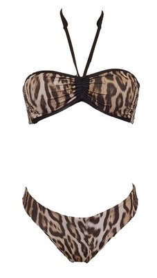 ROBERTO CAVALLI Bikini Badeanzug Bikini HSW01CA612 Gr. 1 - XS