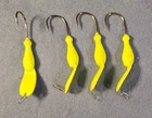 Lot of 4 Assassinator 1/2 oz Swim Jigs Without Skirts 12TE ~Chartreuse