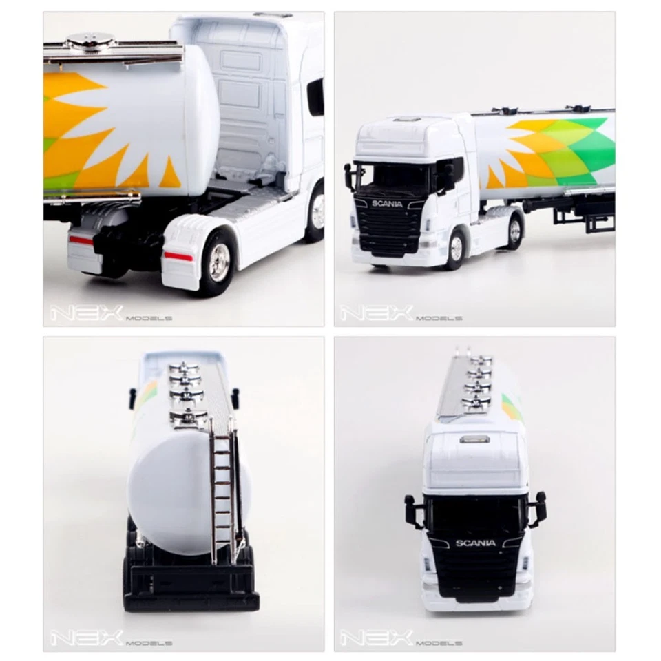 WELLY Scania Oil Tanker Truck 1:32 Diecast Model Toy Vehicle with Display Box - Image 4 of 4