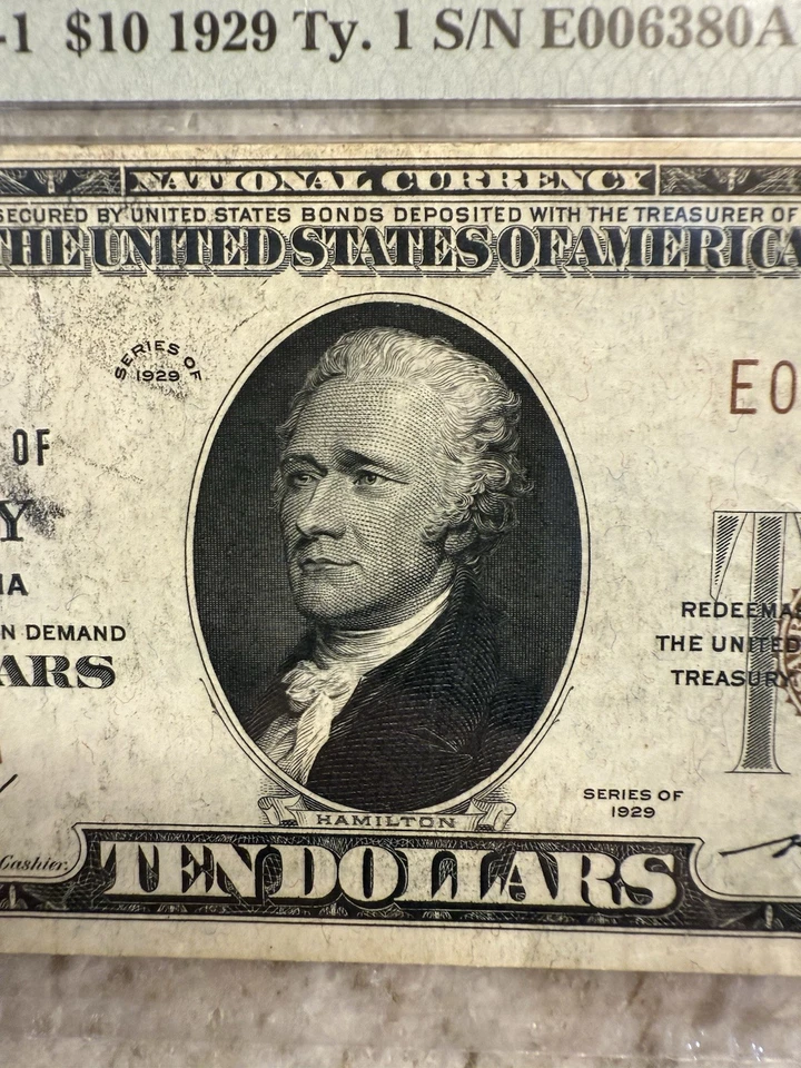 $10 Hickory North Carolina 1929 T1 NBN PMG XF45 - Image 3 of 4