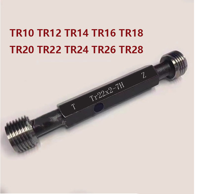 TR10 TR12 TR14 TR16 TR18 TR20 TR22 TR24 TR26 TR28 7H Trapezoid Thread Plug Gauge