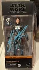 Star Wars Black Series Mandalorian 6  Bo-Katan Kryze Katee Sackhoff Auto JSA COA