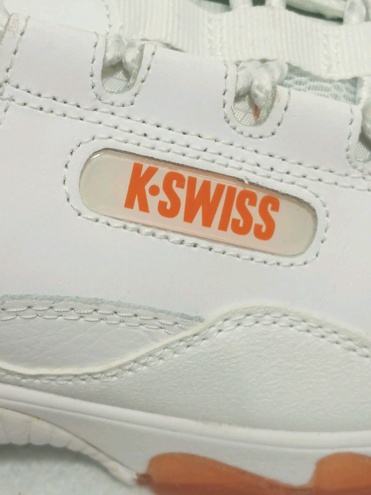 SAOLA K SWISS Uomo 10.5 CALI TRAIL 06787 185 Bianco Arancione Vibrante