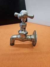 Vintage Vernickelt Preis Pfister Einbecken Tiefspül-/Nutzwasserhahn "warm"; funktioniert