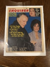 1982 March 30 National Enquirer Elizabeth Taylor John Belushi Richard Burton B/B