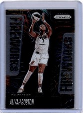 2025 Panini Prizm WNBA #3 Aliyah Boston Fireworks