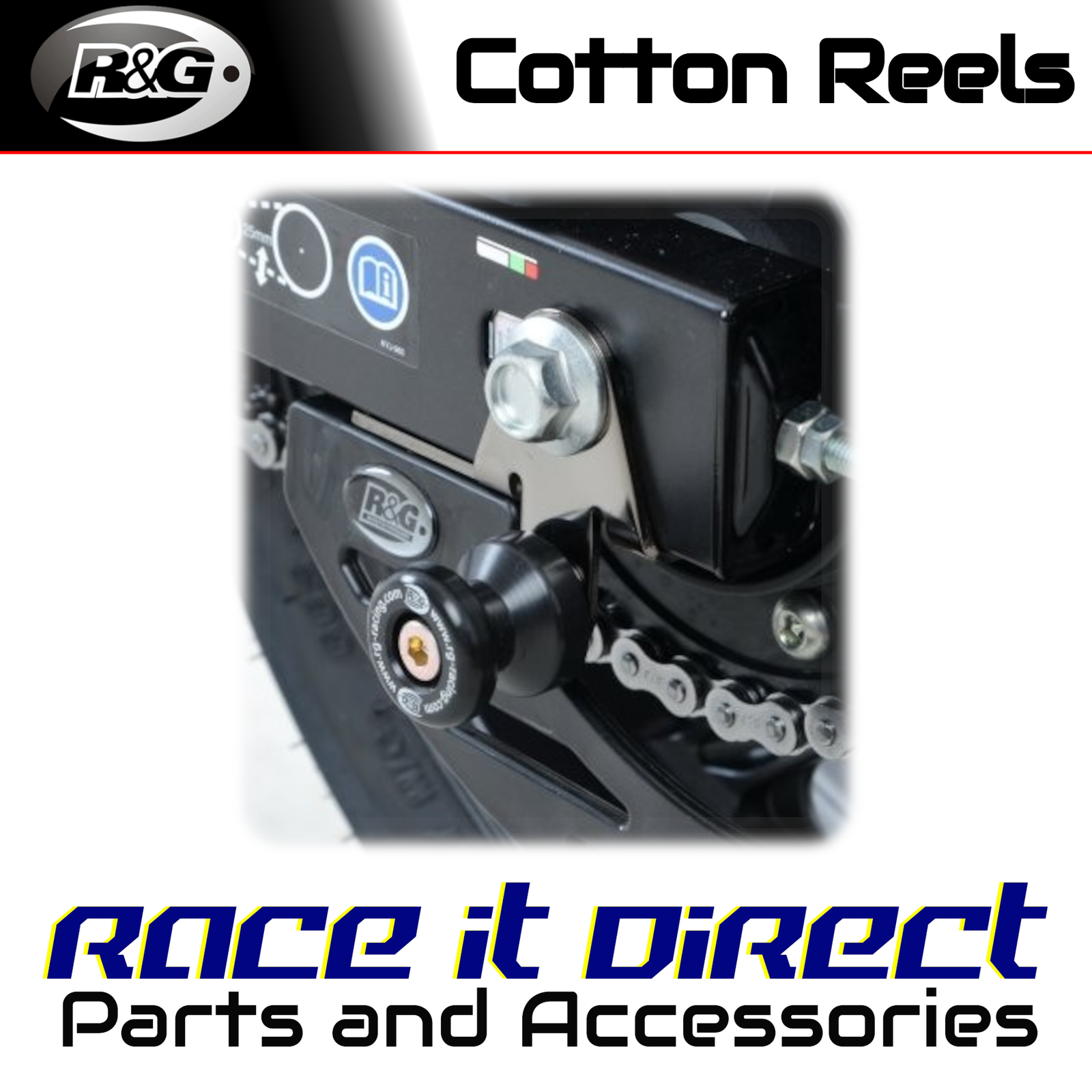 Cotton Reels for Honda CBR250R 2011-2016 R&G