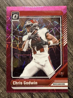 Chris Godwin 2024 Donruss Optic #187 Pink Velocity #/80