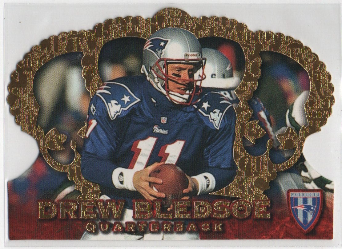 1996 Pacific Crown Royale Die-Cut Drew Bledsoe #CR-60